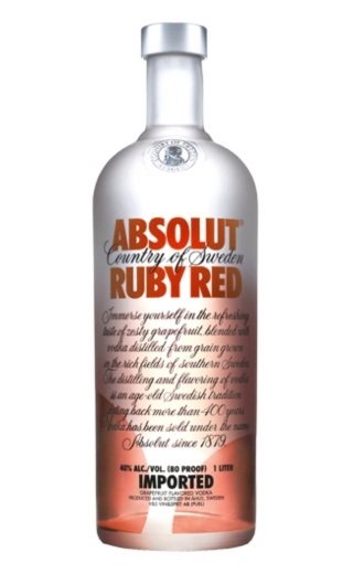 фото водка Absolut Ruby Red 0,75 л