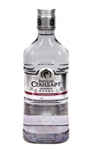 фото водка Russian Standard Platinum 0,375 л