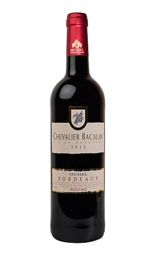 фото вино Maison Sichel Chevalier Bacalan Rouge AOC Bordeaux 2009 0,75 л