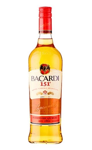 фото ром Bacardi 151 0,75 л