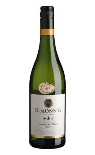 фото вино Simonsig Sauvignon Blanc Stellenbosch 2015 0,75 л