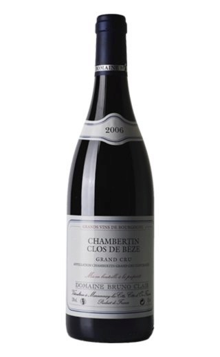 фото вино Domaine Bruno Clair Chambertin Clos de Beze Grand Cru 2010 0,75 л