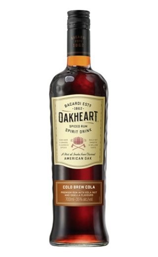 фото ром Bacardi Oakheart Cold Brew Cola 0,7 л