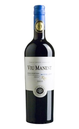 фото вино Viu Manent Estate Collection Reserva Merlot 2015 0,75 л