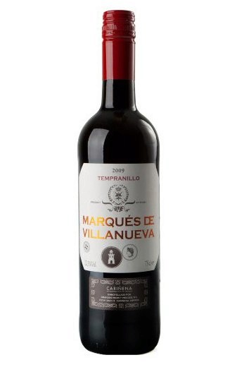 фото вино Grandes Vinos y Vinedo Marques de Villanueva Tempranillo 0,75 л