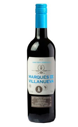 фото вино Grandes Vinos y Vinedo Marques de Villanueva Tinto Semidulce 0,75 л