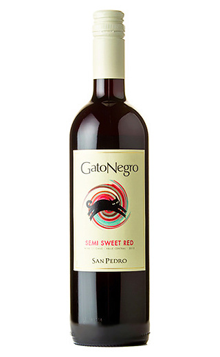 фото вино San Pedro Gato Negro Red Semi Sweet 2014 0,75 л