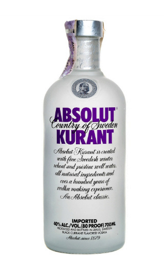 фото водка Absolut Kurant 0,75 л