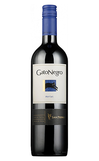 фото вино San Pedro Gato Negro Merlot 2017 0,75 л