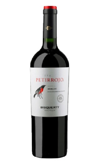 фото вино Bisquertt Petirrojo Reserva Merlot 2017 0,75 л