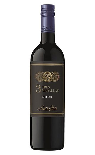 фото вино Santa Rita 3 Tres Medallas Merlot 2016 0,75 л