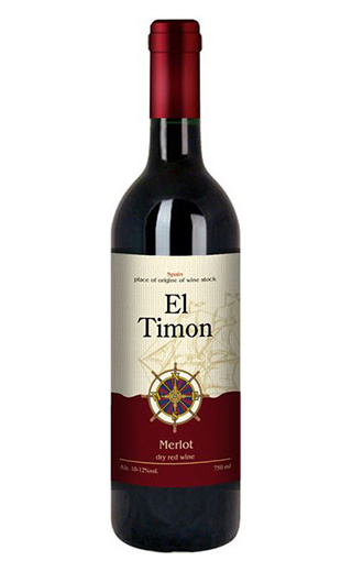 фото вино El Timon Merlot Dry 0,75 л