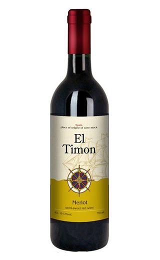 фото вино El Timon Merlot Semi-Sweet 0,75 л