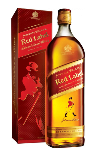 фото виски Johnnie Walker Red Label Racing Red Tin 1 л