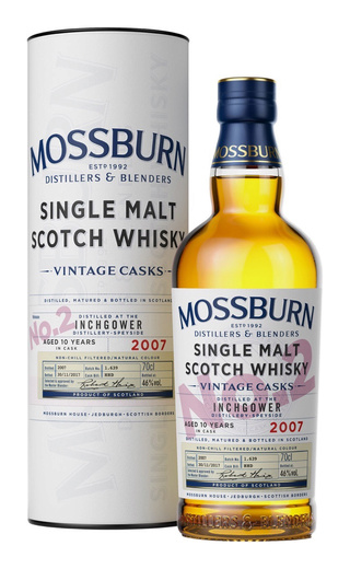 фото виски Mossburn Vintage Casks Inchgower 0,7 л