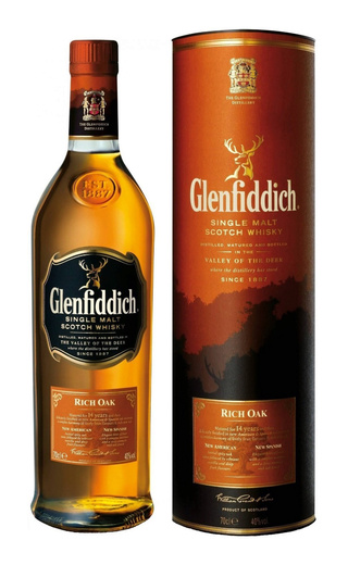 фото виски Glenfiddich Rich Oak 14 YO 0,7 л