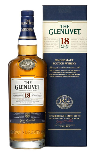 фото виски Glenlivet 18 YO 1 л