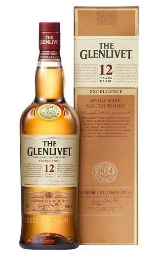 фото виски Glenlivet 12 YO Excellence 0,7 л