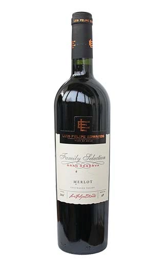 фото вино Luis Felipe Edwards Merlot Family Selection Gran Reserva 0,75 л