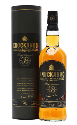 фото виски Knockando 18 Years Old Slow Matured 0,7 л