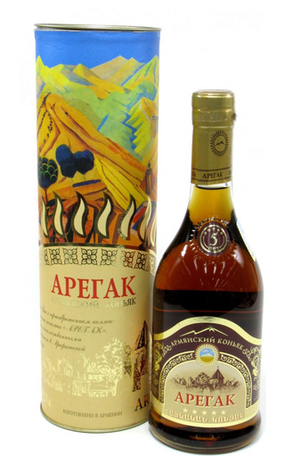 фото коньяк Aregak 5 Years 0,7 л