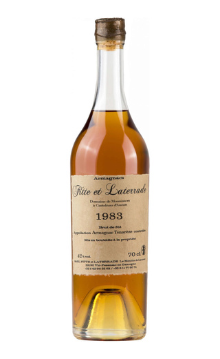 фото арманьяк Fitte Et Laterrade Armagnac Tenareze 1983 0,7 л