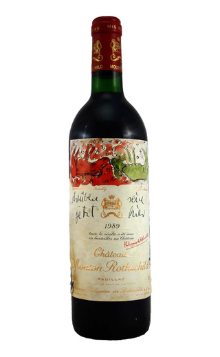 фото вино Chateau Mouton Rothschild Pauillac 1989 0,75 л