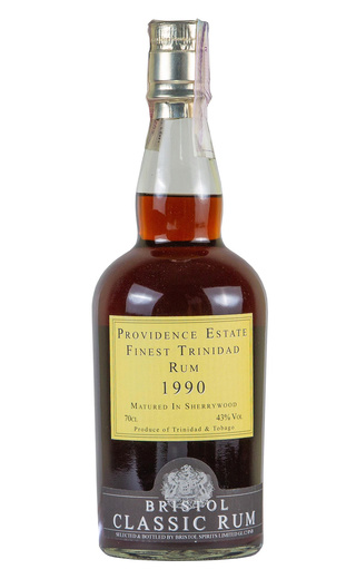 фото ром Bristol Classic Rum Finest Trinidad Providence Estate 1990 0,7 л