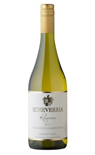 фото вино Echeverria Echeverria Unwooded Chardonnay Reserva 2017 0,75 л