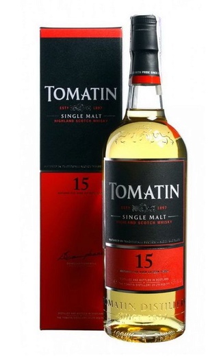 фото виски Tomatin 15 YO 0,7 л