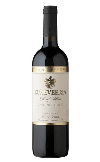 фото вино Echeverria Cabernet Franc Gran Reserva 2014 0,75 л