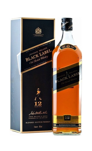 фото виски Johnnie Walker Black Label Tin 0,75 л