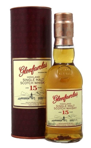 фото виски Glenfarclas Aged 15 Years 0,2 л