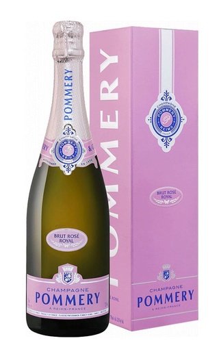 Шампанское Pommery Brut Rose купить Рояль л 10065 в Декантер коробке Брют Розе в магазин руб., цена Royal Санкт-Петербурге, Поммери 0,75