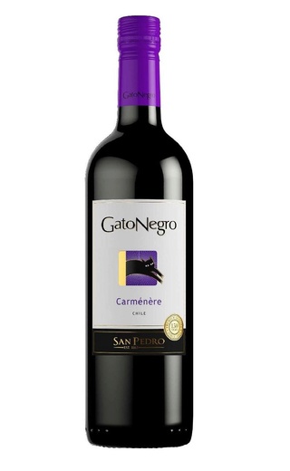 фото вино San Pedro Gato Negro Carmenere 2019 0,75 л