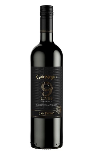 фото вино San Pedro Gato Negro 9 Lives Cabernet Sauvignon 2019 0,75 л