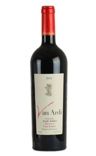 фото вино Van Ardi Red Dry Reserve 2014 0,75 л