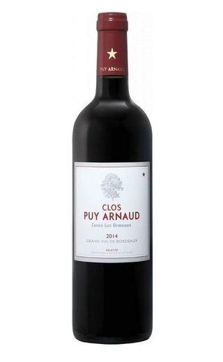 фото вино Clos Puy Arnaud Cuvee Les Ormeaux 2014 0,75 л