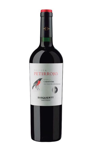 фото вино Bisquertt Petirrojo Reserva Carmenere 2019 0,75 л