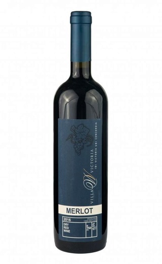 фото вино Villa Victoria Merlot 2016 0,75 л