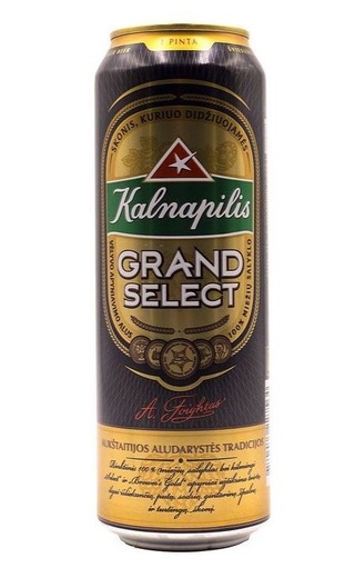 фото пиво Kalnapilis Grand Select 24 шт. 0,568 л