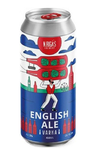 фото пиво Varka English Ale 20 шт. 0,45 л