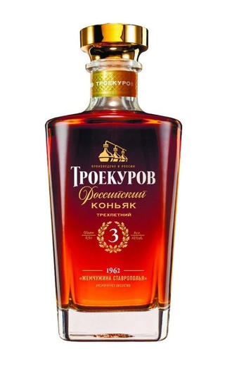 фото коньяк Troekurov 3 Years Old 0,5 л