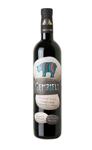 фото вино Kvareli Cellar Gemrieli Red Dry 0,5 л