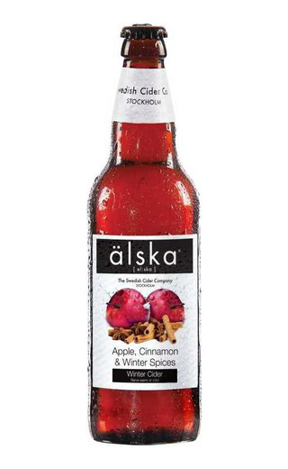 фото сидр Alska Apple Cinnamon 24 шт. 0,5 л