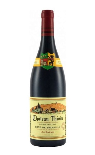 фото вино Chateau Thivin Clos Bertrand 2018 0,75 л