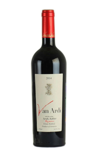 фото вино Van Ardi Red Dry Wine Reserve 2015 0,75 л