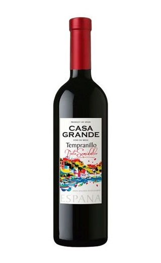 фото вино Casa Grande Tempranillo Tinto Semidulce 0,75 л