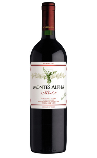 фото вино Montes Alpha Merlot 2017 0,75 л