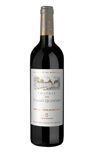 фото вино Chateau de Paillet Quancard Cadillac Cotes de Bordeaux 2018 0,75 л